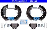ATE - Remschoen set - 03.0520-1515.3